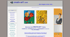 Desktop Screenshot of creativ-art1.com