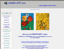 Tablet Screenshot of creativ-art1.com